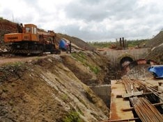 The Krong Buk Ha reservoir project. (Photo: Bao Dau Tu) The Krong Buk Ha reservoir project. (Photo: Bao Dau Tu)